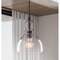 Westinghouse Mini Fiona LED Pendant, Dimmable, 6.5W, Oil Rubbed Bronze, Clear Seeded Glass 6132700 - alternate 6